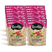 Vista 14 de Darrell Lea Regaliz australiano suave, sin OGM, sin aceite de palma, a base de plantas, sin jarabe de maíz con alto contenido de fructosa, dulce