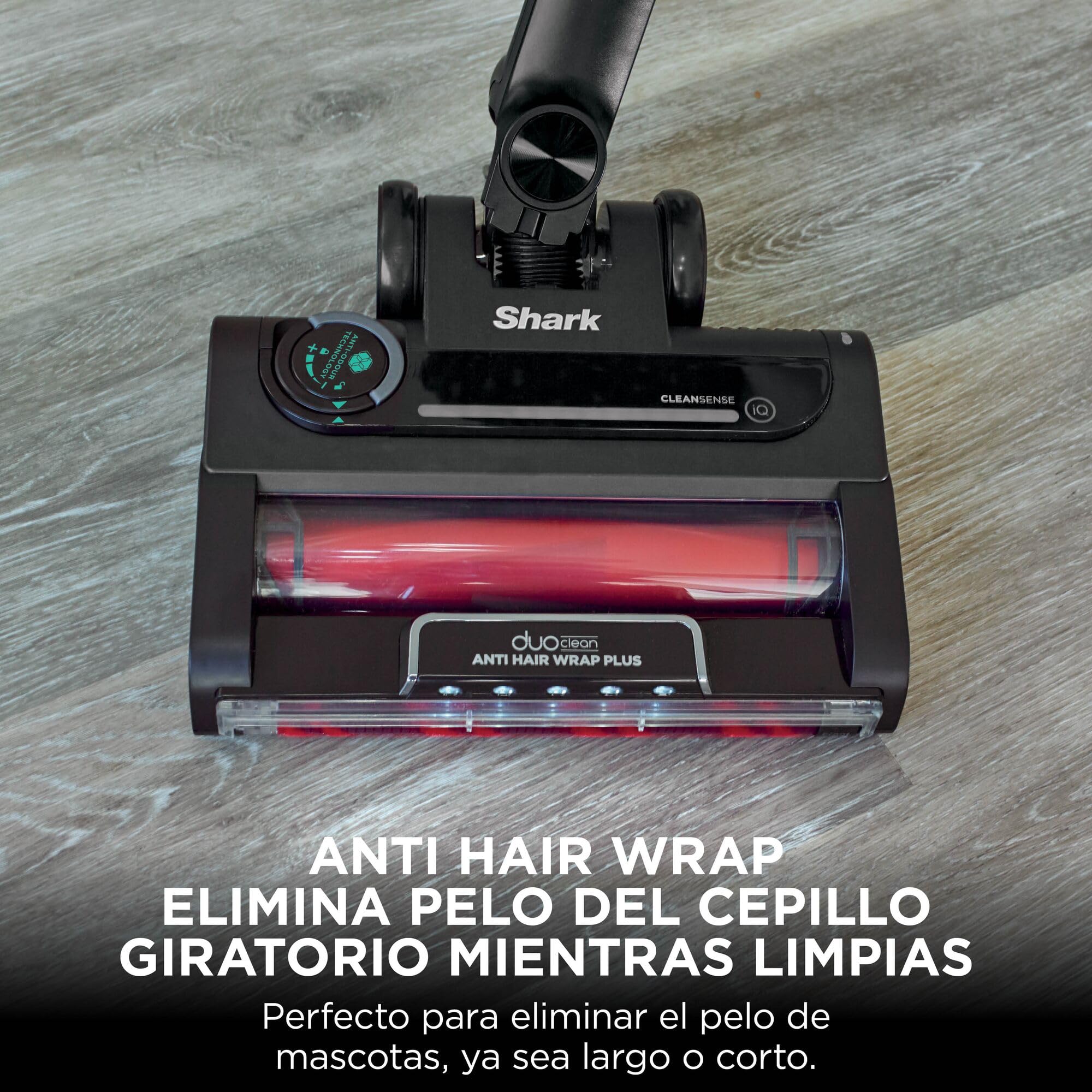 Shark Stratos Aspiradora sin Cable - Hasta 60 Minutos de Autonomía con Clean Sense IQ y Anti Hair Wrap - Incluye Kit de Limpieza para Coche - Cobre, IZ400EUTBK