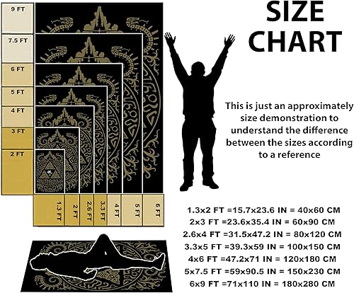 Miniatura 7 de Rugendary Alfombra de videojuegos popular para habitación de jugadores, alfombra redonda para el suelo, alfombra para silla de juegos, decoración de