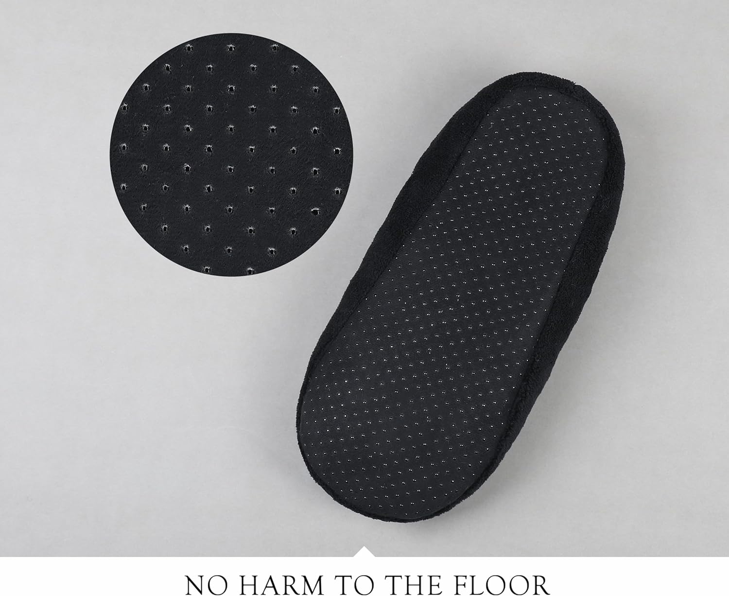 DICUIRD Mens Soft Soles Slipper Socks With Grippers, Cozy&Warm Slippers With Non Skid Bottoms, Fuzzy House Slippers - Image 5