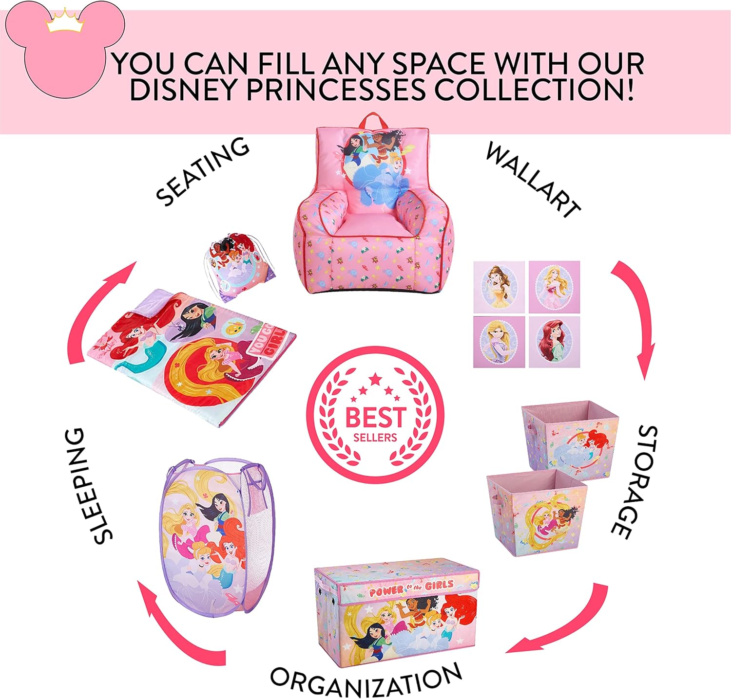 Idea Nuova 2 Piece Drawstring Sling Carry Bag with Sleeping Slumber Bag