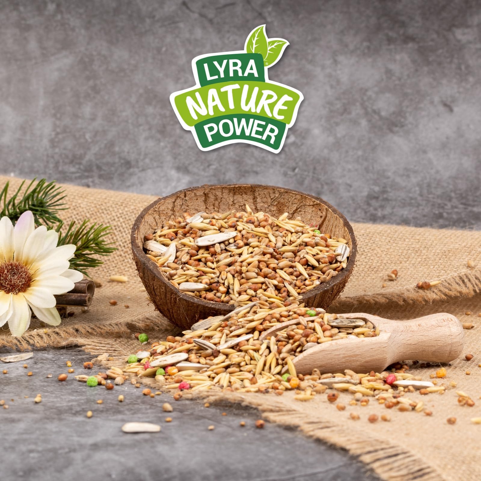 Lyra Pet Premium Vogelfutter 20 Kg – Energiereiches Streufutter Für Wildvögel, Ganzjährig, Mit Vitaminperlen