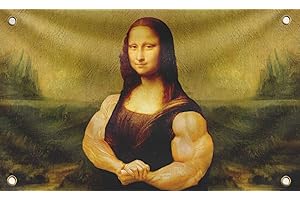 Meme Flag - Mona Lisa Humorous Banner for Your Man Cave or Dorm