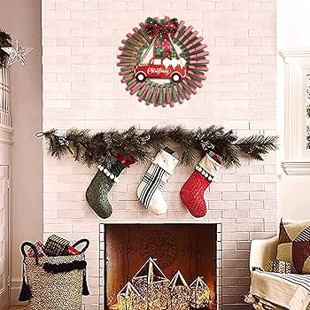 クリスマス　リース　デコレーション　壁飾り Amazon｜DIY クリスマス 洗濯バサミ リース 玄関ドア 装飾 クリスマス