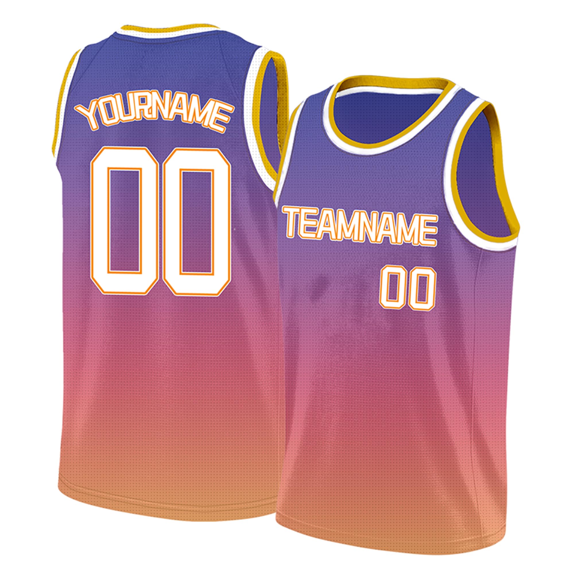 Custom Basketball Jersey - Printed or Embroidered Team Name, Number &amp; Logo, Athletic Shirt for Men, Boys &amp; Youth