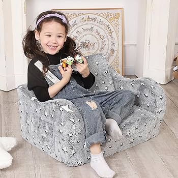 Amazon.com: MOMCAYWEX Star Glow in The Dark Toddler Couch, 2