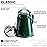 COLETTI Classic Percolator Coffee Pot - The Most Nostalgic Camping Coffee Pot, Now Modernized [Green Enamel, 12 Cup]