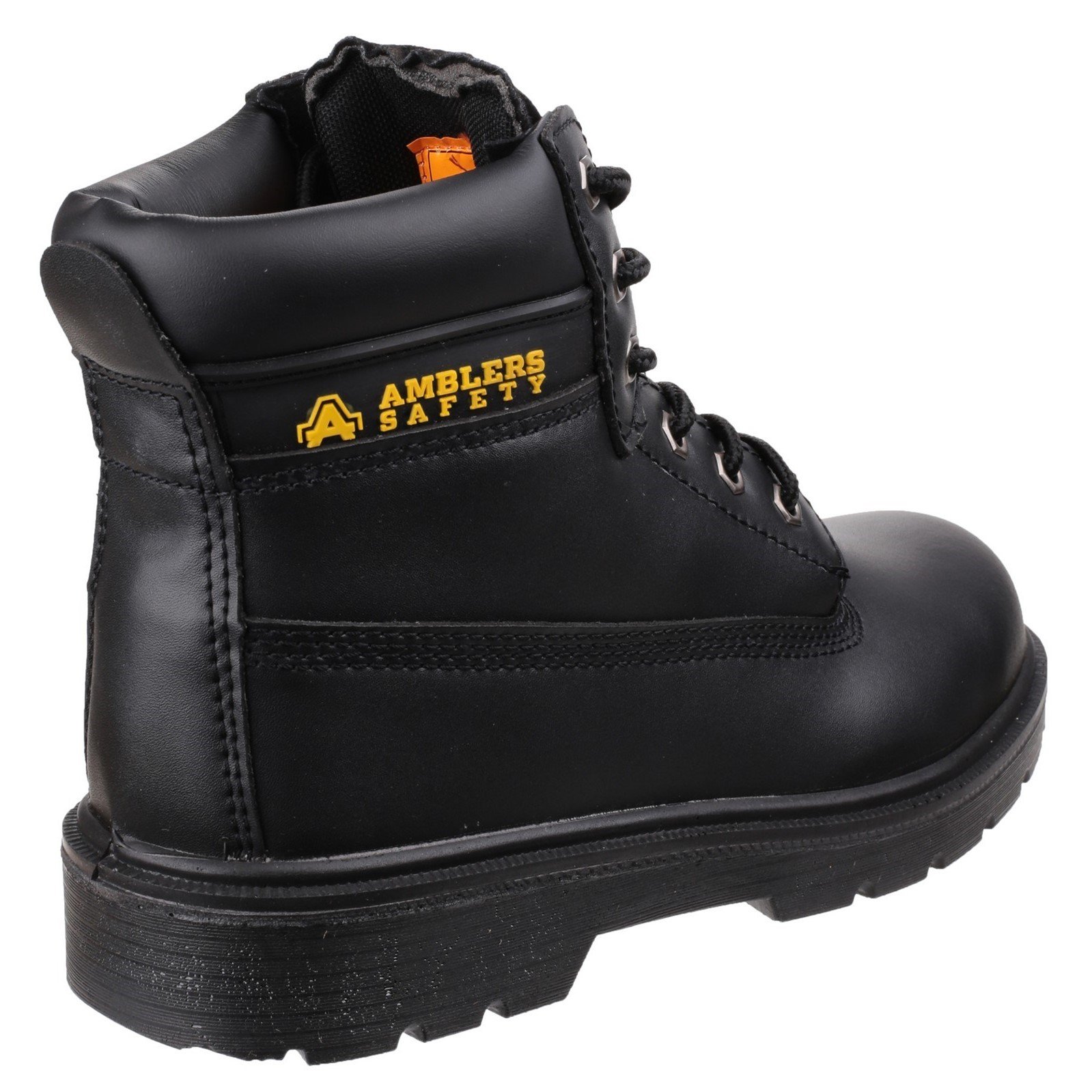 Amblers Safety Męskie i damskie FS112 wygodne skórzane buty, Czarny, 44.5 EU