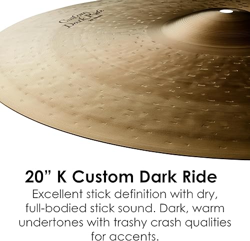 Miniatura 3 de Zildjian K Custom Dark Ride Platillo - 20 pulgadas
