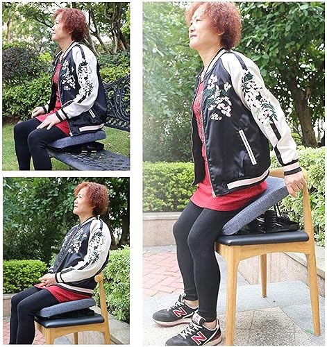 Miniatura 2 de COMAAM Cojín de asistencia para asiento de silla, cojín de elevación para sofá con ayuda de elevación, silla de asistencia de elevación portátil