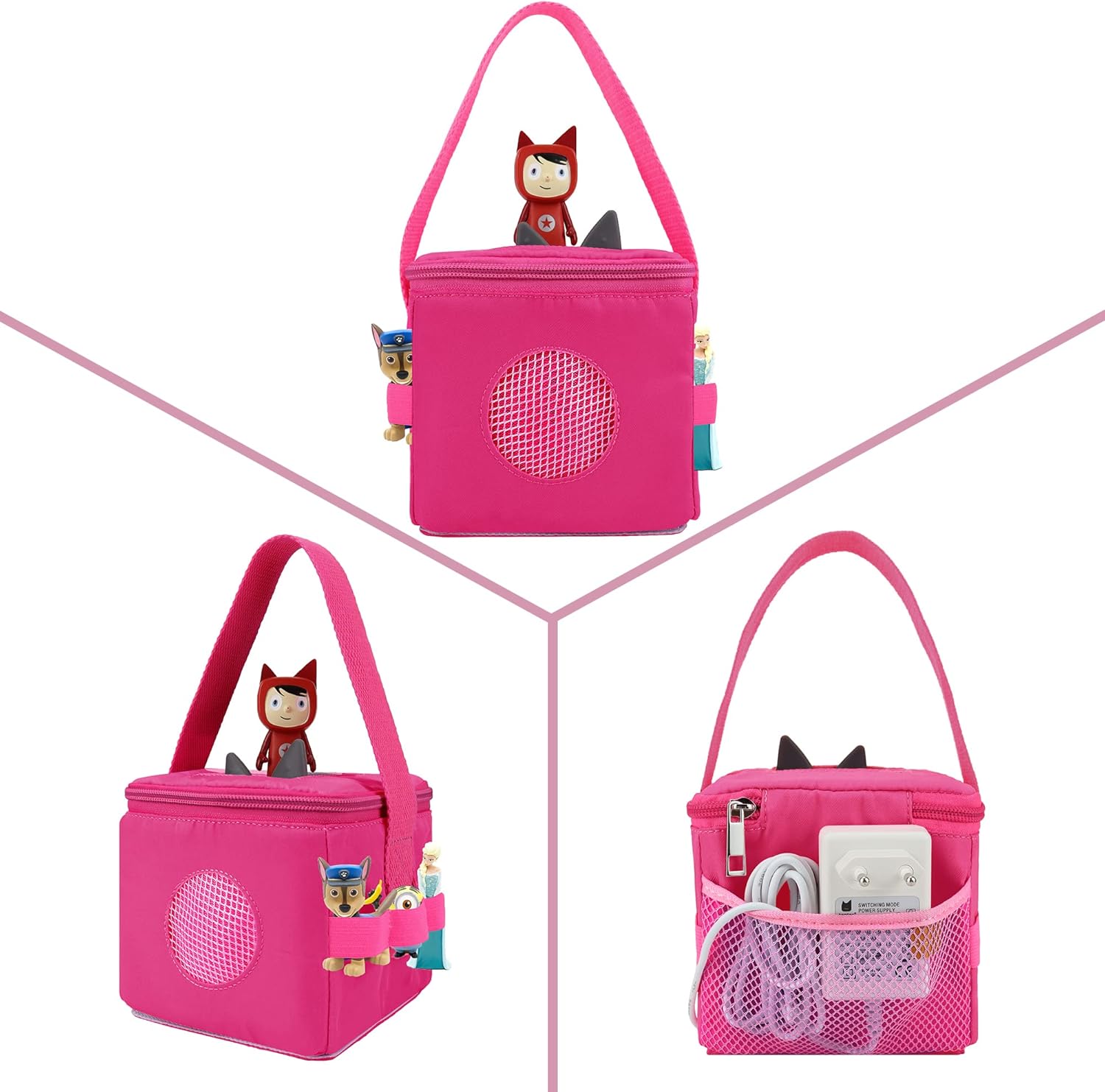 Annmore Carrying Case for Toniebox, Compatible with Version 1 and 2 Audio Player and Figures (Purple) - Image 7