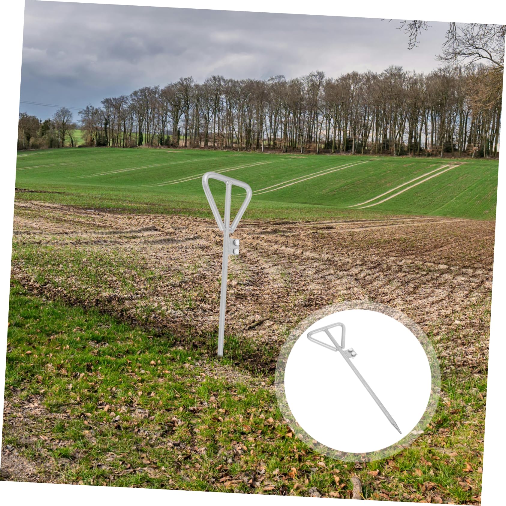 Asta di Messa Terra Zincata per Impianto Elettrico Strumento di Installazione Picchetto di Messa Terra per Recinzione Connessione Sicura e Stabile