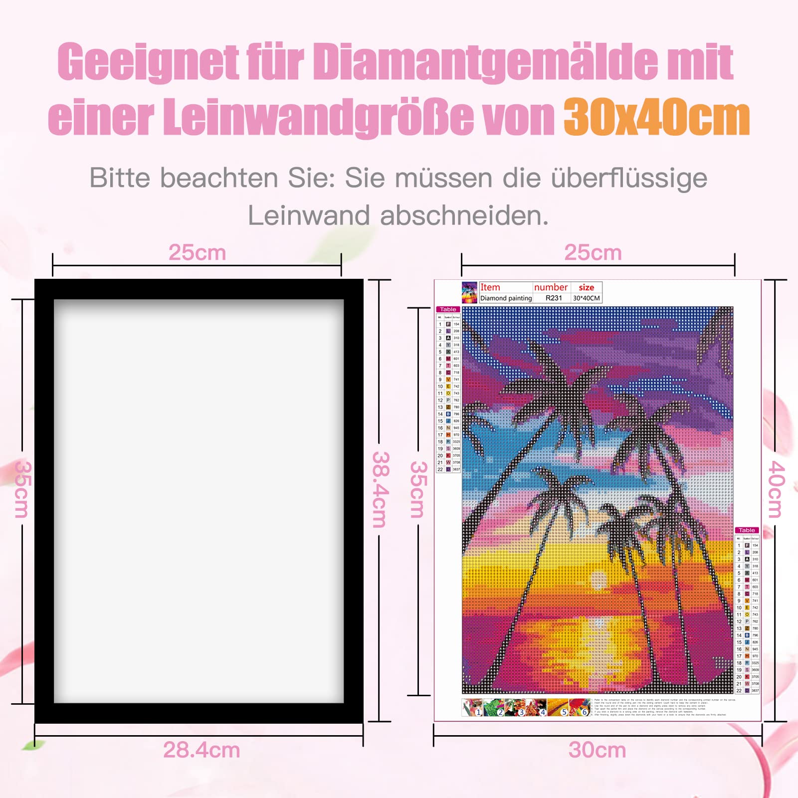 Cornici Diamond Painting Cornici Magnetiche Per Pittura Diamante - 4