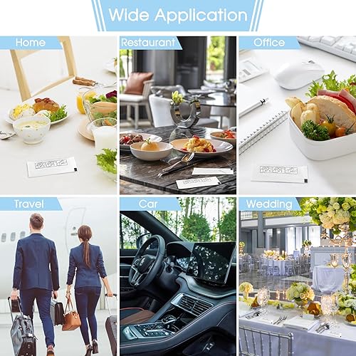 Miniatura 6 de 100 palillos de hilo dental envueltos individualmente, hilo dental tamaño viaje, palitos de hilo dental para limpieza de dientes y cuidado bucal