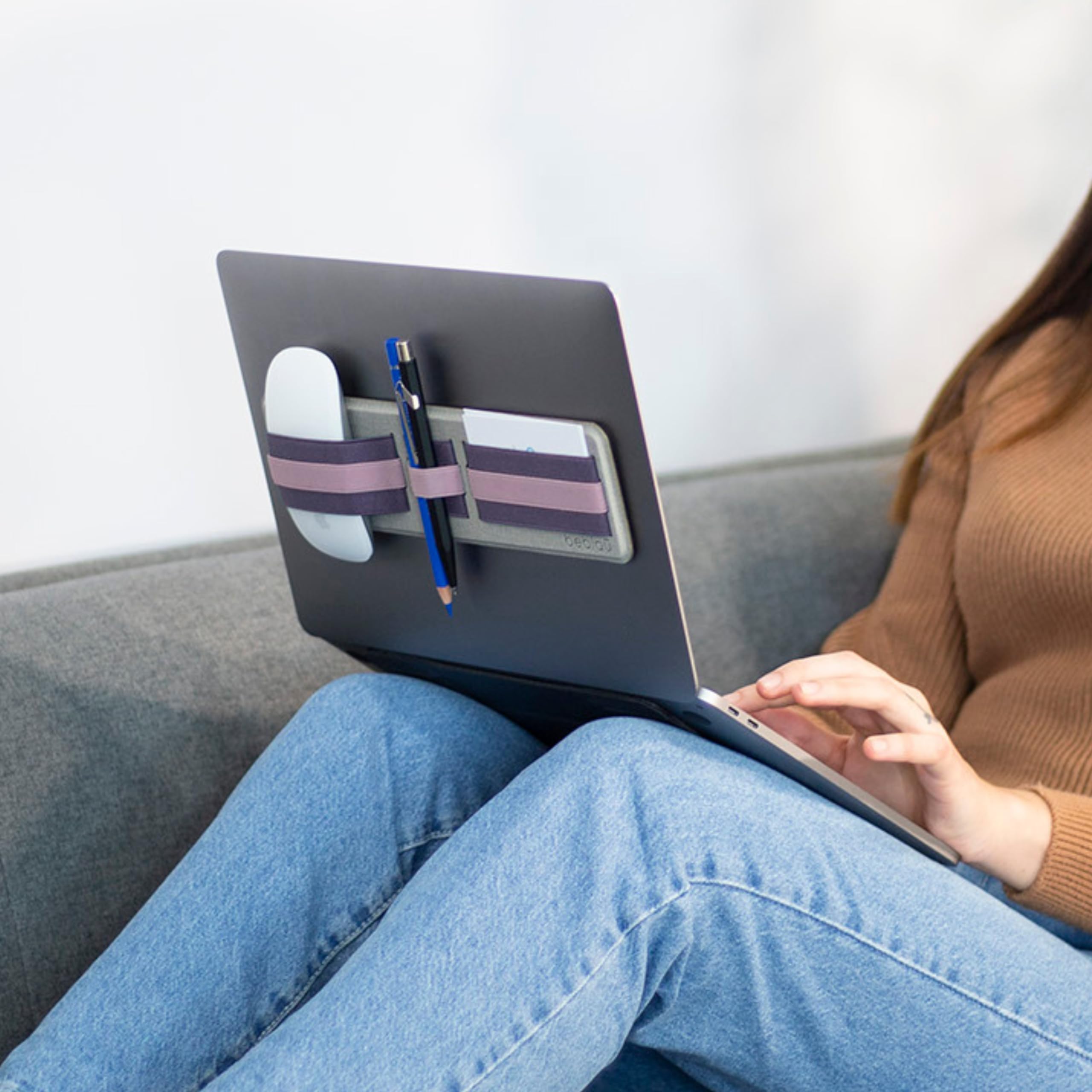 SHIFT Adhesive Portable Tech Organizer for laptops, notebooks, Backpack insert | Computer Accessories | External HD Holder. Stick-On | Sleeve | Fits 12"-17" Laptops & A4 Notebooks | CHRISTMAS GIFT