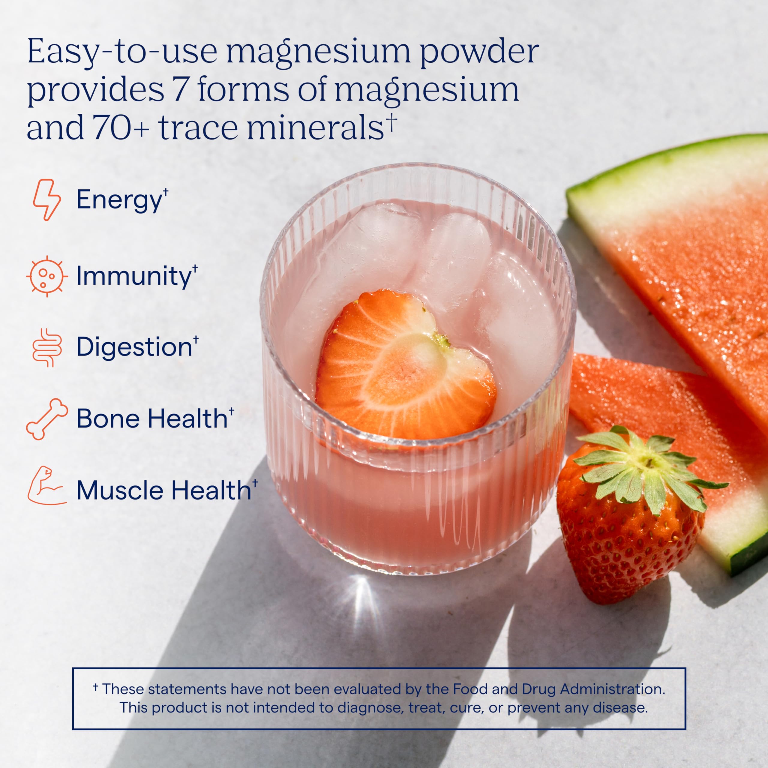 Trace Minerals Multi Magnesium Complex Powder, Tropical Watermelon, 5.4 oz — Amazon image 2