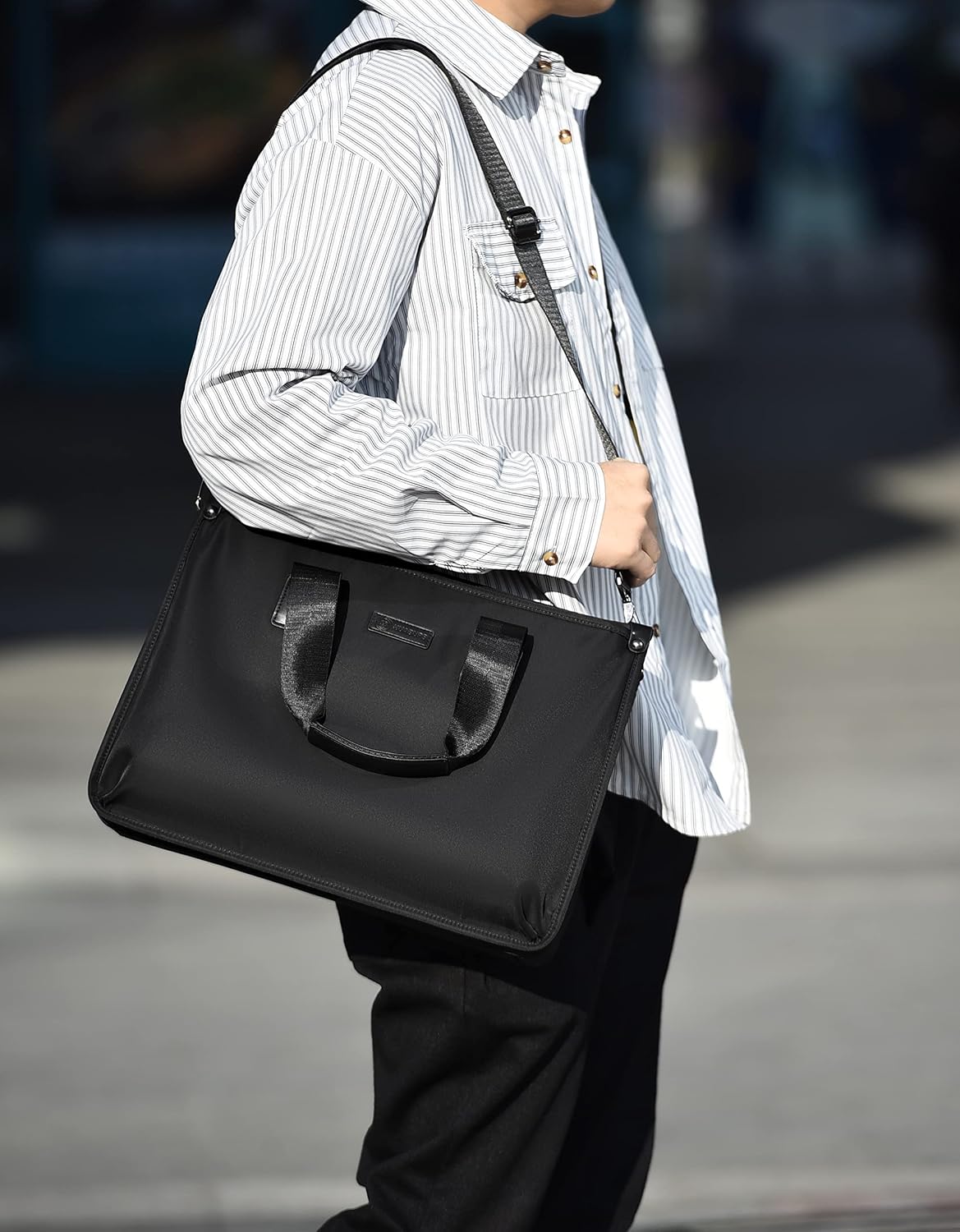 FSD.WG Messenger Bag for Work & Business Travel for Men Waterproof Durable Shoulder Bag