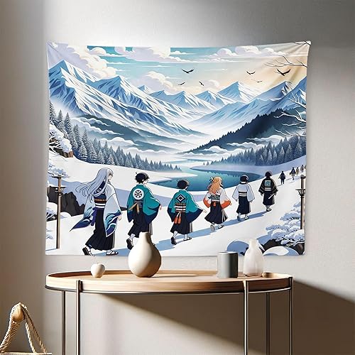 Miniatura 31 de Ambesonne Tapiz vintage, detalles de relojes mecánicos, diseño steampunk, diseño steampunk, para colgar en la pared para dormitorio, sala de estar,