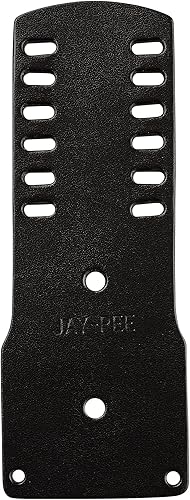 Miniatura 5 de Soporte de placa de barra de citas de policía titular de la etiqueta de la barra de nombre dos barras de cuero negro