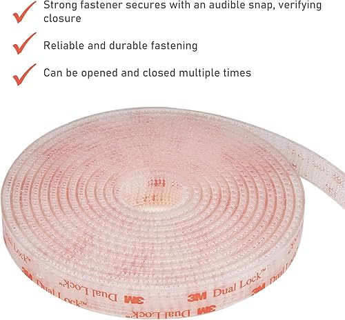 Miniatura 3 de CANOPUS Tiras para colgar marcos de fotos, muy fuertes, rollo de cinta de montaje resistente sin clavos ni tornillos, 0.5 pulgadas x 6 pies,