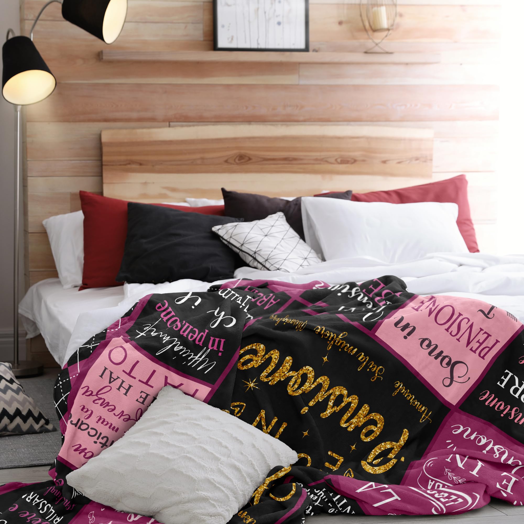Regali Pensione Donna, Pensione Donna, Regalo Collega Che Cambia Lavoro, Idea Regalo di addio per la collega, Regali di Pensionamento per Collega, Mamma, Nonna, Amica, Coperta Pensione 150x130CM