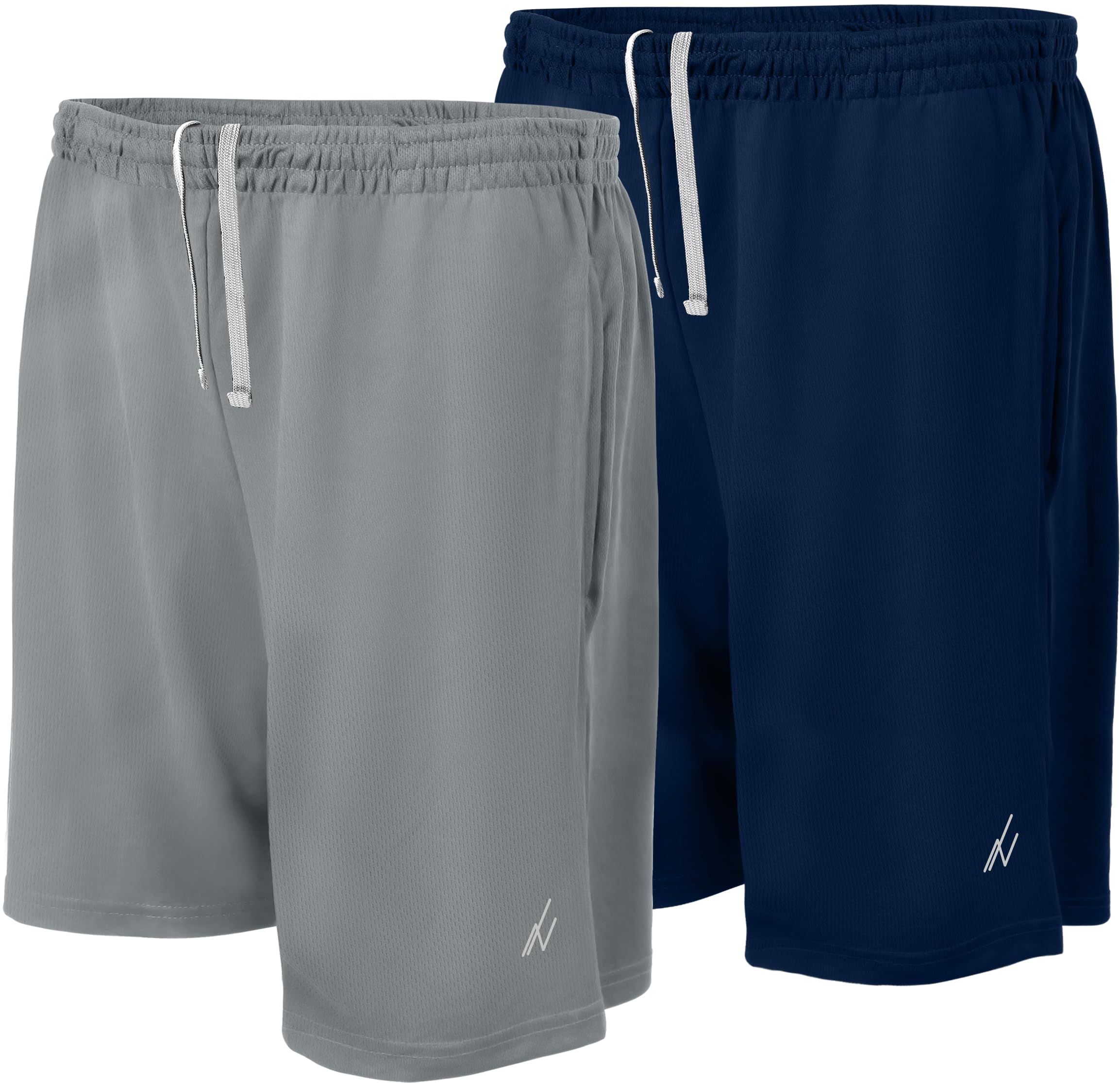 NY Threads Men's Athletic Shorts with Pockets, Basketball, Running and Gym Shorts, Lightweight and Quick Dry Workout Shorts