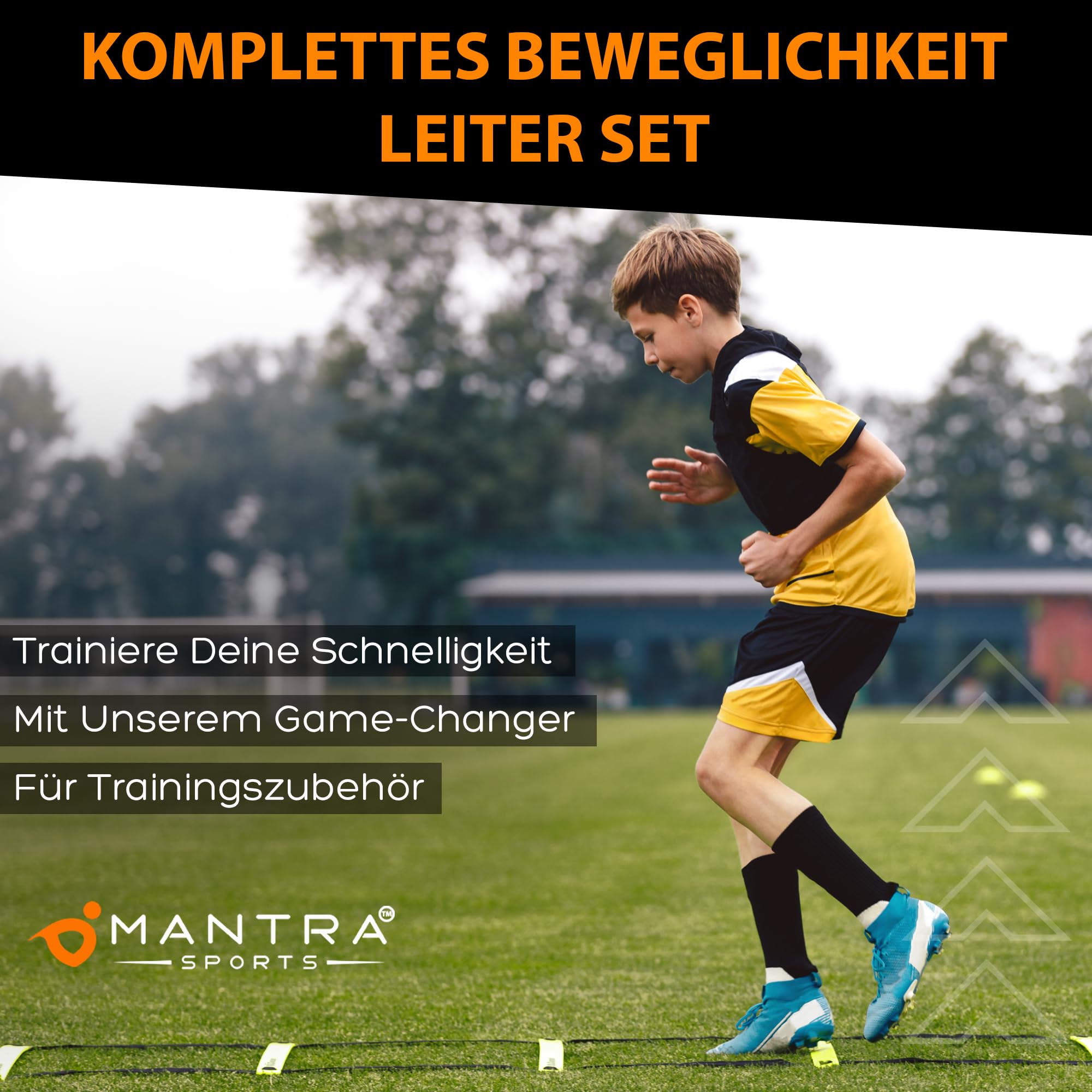 Cinesini per Allenamento Calcio con Accessori Calcio, Scaletta Allenamento Calcio con Coni Allenamento, Kit Calcio Ostacoli Kit Allenamento Calcio Accessori