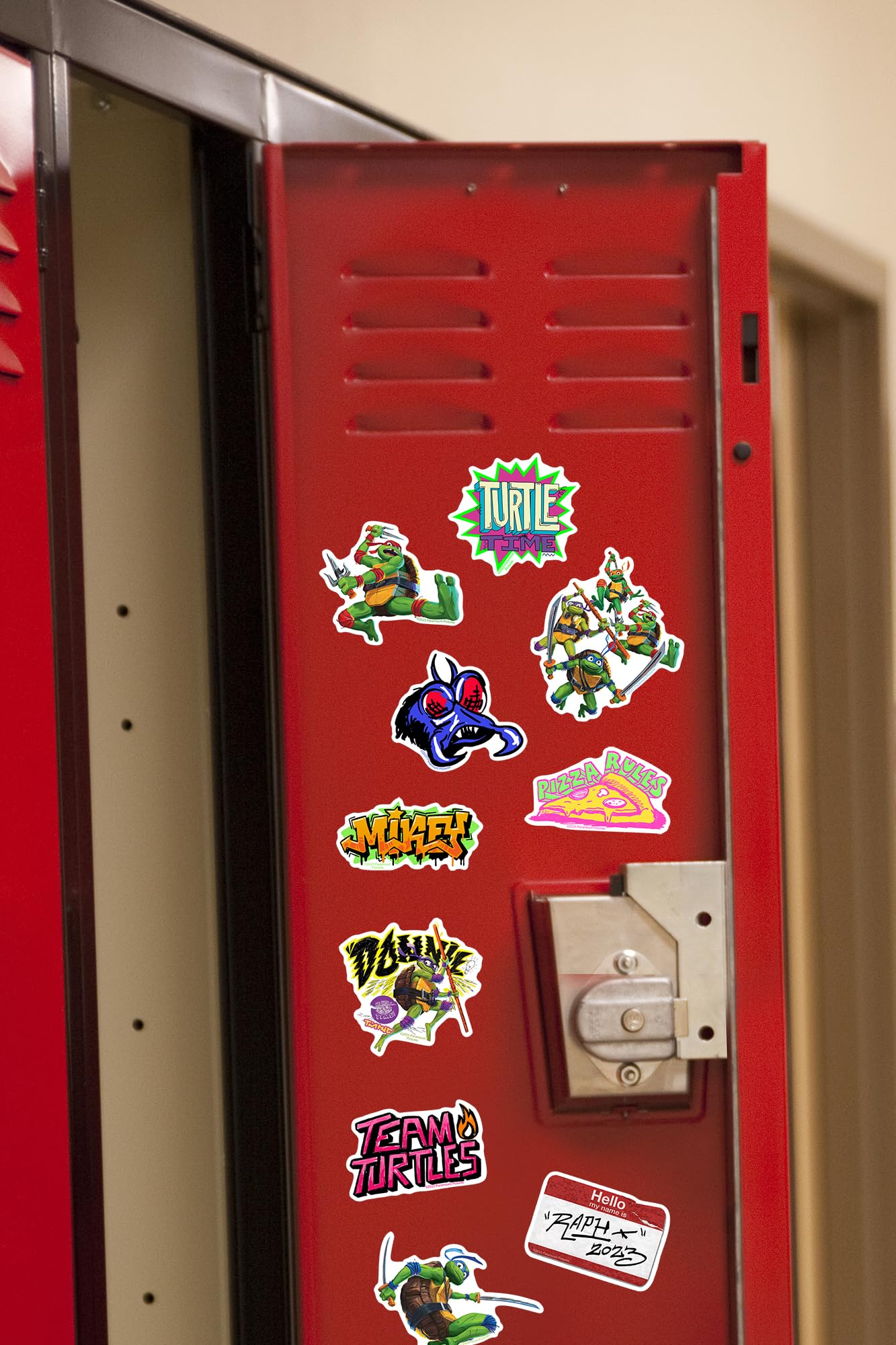 TMNT Mutant Mayhem Group Shot Décoration Murale En Plastique