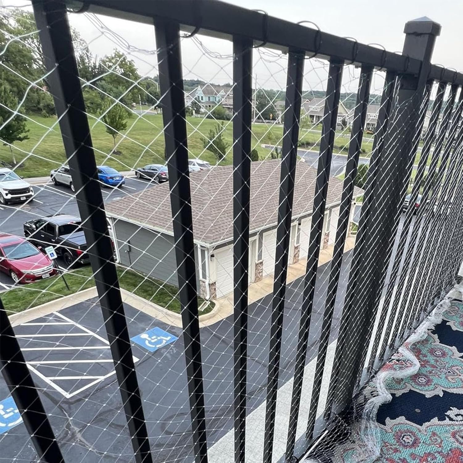 Durable Nylon Bird Netting for Garden Protection - 2cm Mesh, Ideal for Fruits, Plants, and Balcony(2mx10m)