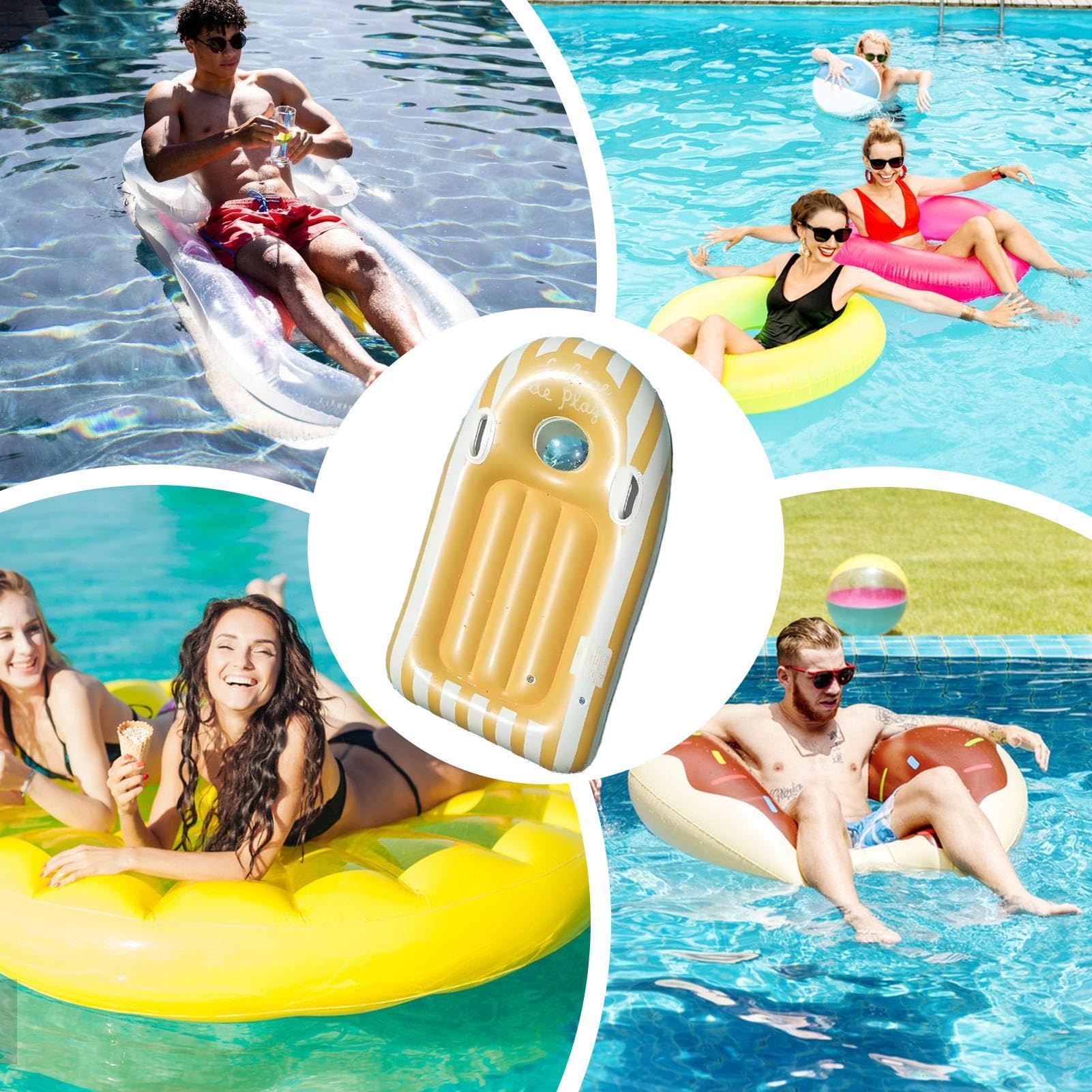 Tavola da Nuoto - Surfboard gonfiabile galleggiante portatile con maniglia - Giochi da spiaggia per bambini | per vacanze estive viaggi laghi acqua surf surfing giochi attività sportive