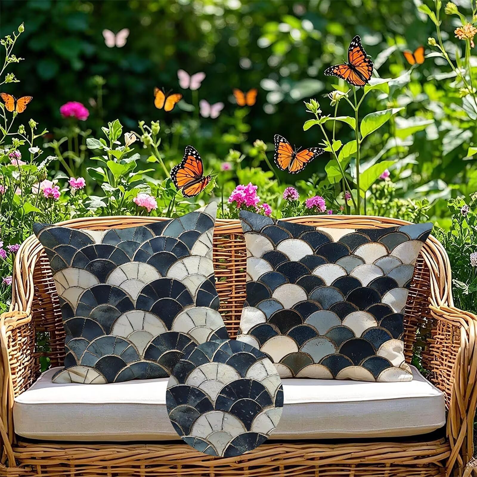 modern Kissenbezug 80x80 2er Set Samt Kissenbezüge Sofakissen Kissenhüllen Zusammenfassung (6) Dekokissen Zierkissen Kopfkissenbezug mit Reißverschluss für Couch, Bett und Deko Wohnzimmer y0-437