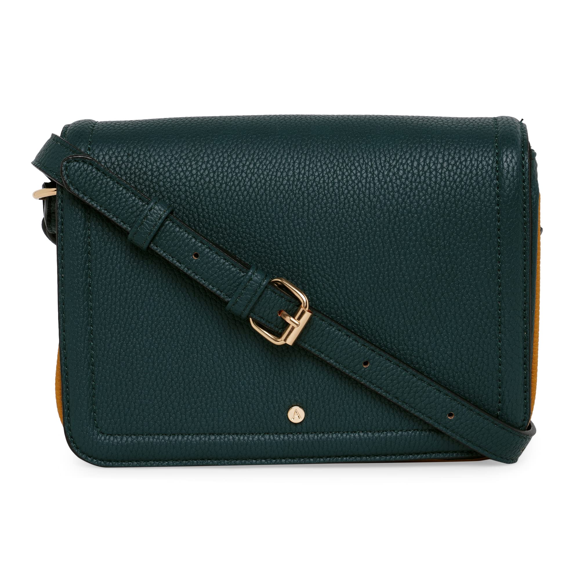 Accessorize London Womens Faux Leather Green Tara Triple Compartment Sling Bag (B0B5V5XD7Z) Amazon Price History, Amazon Price Tracker