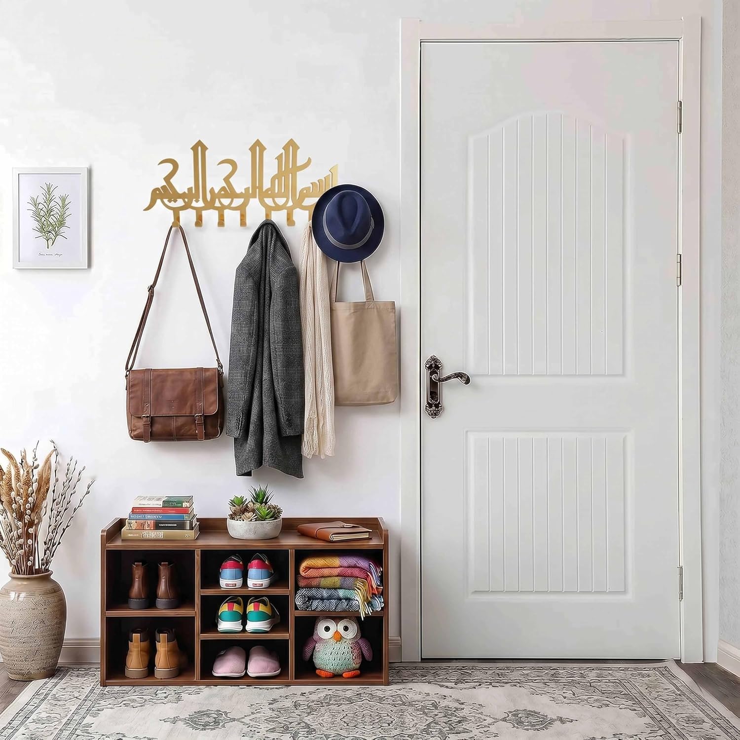 Gold Metal Arabic Decor Wall Hook