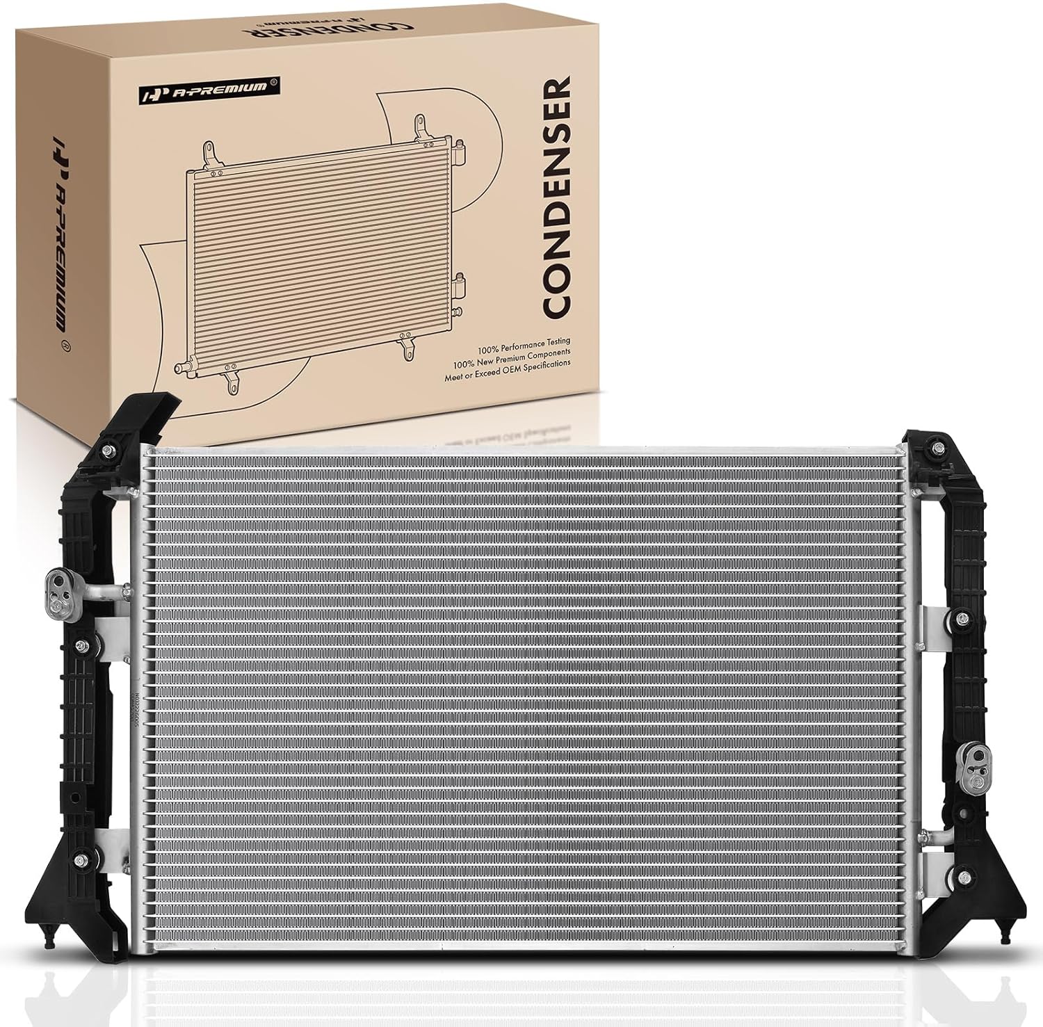 A-Premium A/C Condenser Replace# 4570, 8846033060 - Compatible with Toyota Camry 1993-1996, Lexus ES300 1994-1996, 2.2L 3.0L