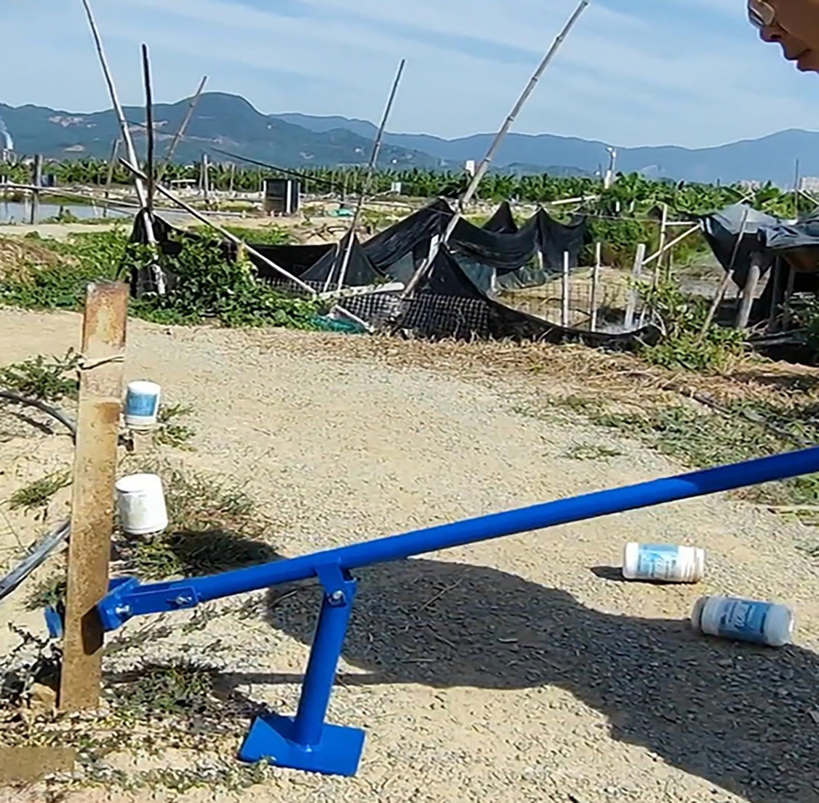 MLYAYE Quick Stake Puller Tool, Aluminum Rebar Stakes Extractor Puller for Stump/Bamboo/Cement Column/Steel Pipe, Lever Principle, Broken Fence Post Removal Puller Plate