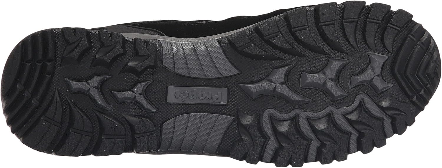 Propet Mens Ridge Walker Low Hiking Hiking Sneakers Shoes - Black