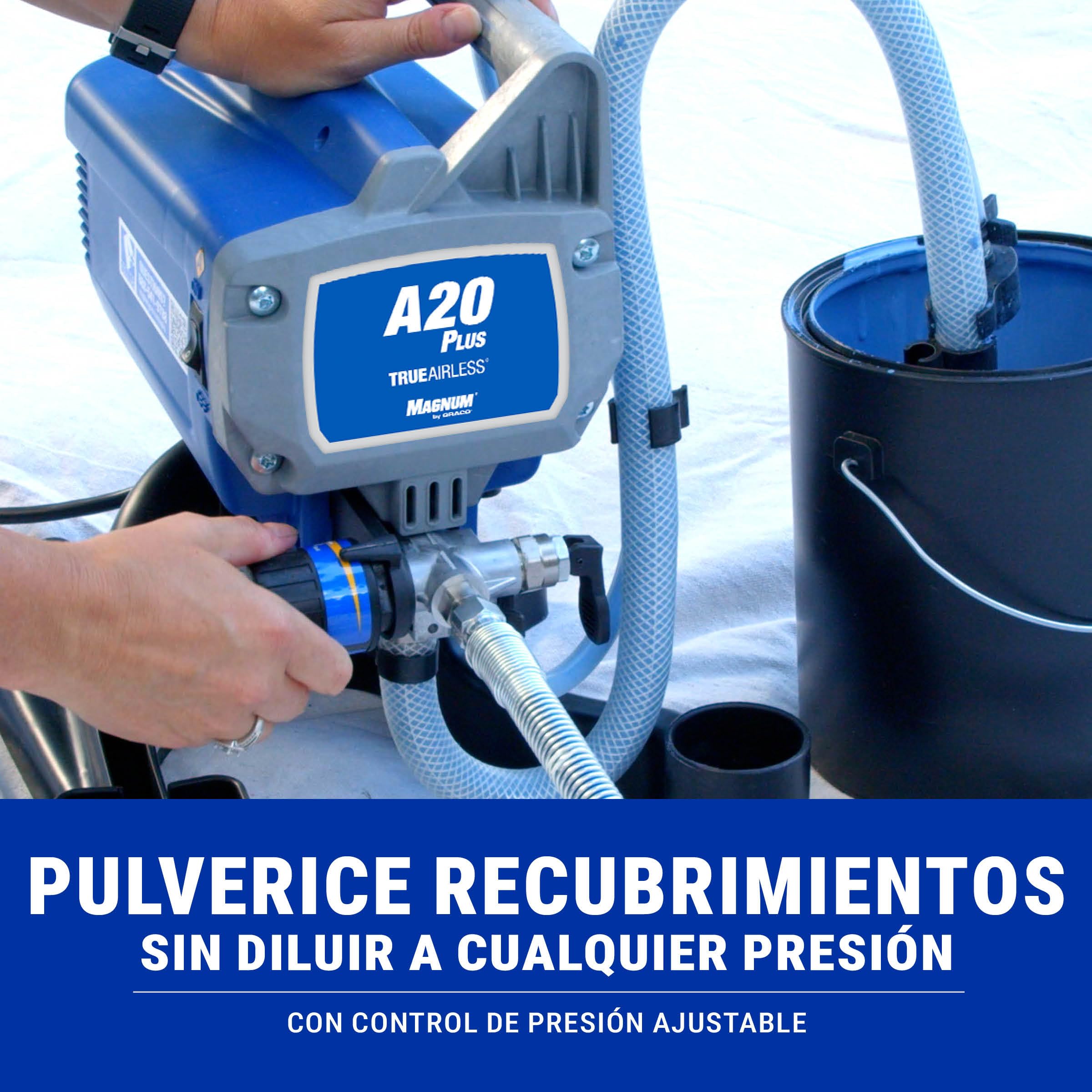 Magnum by Graco 17C243 Pulverizador de Pintura airless A20 Plus, Uso doméstico (caudal de 0,9 l/min, máx. presión 207 Bar)