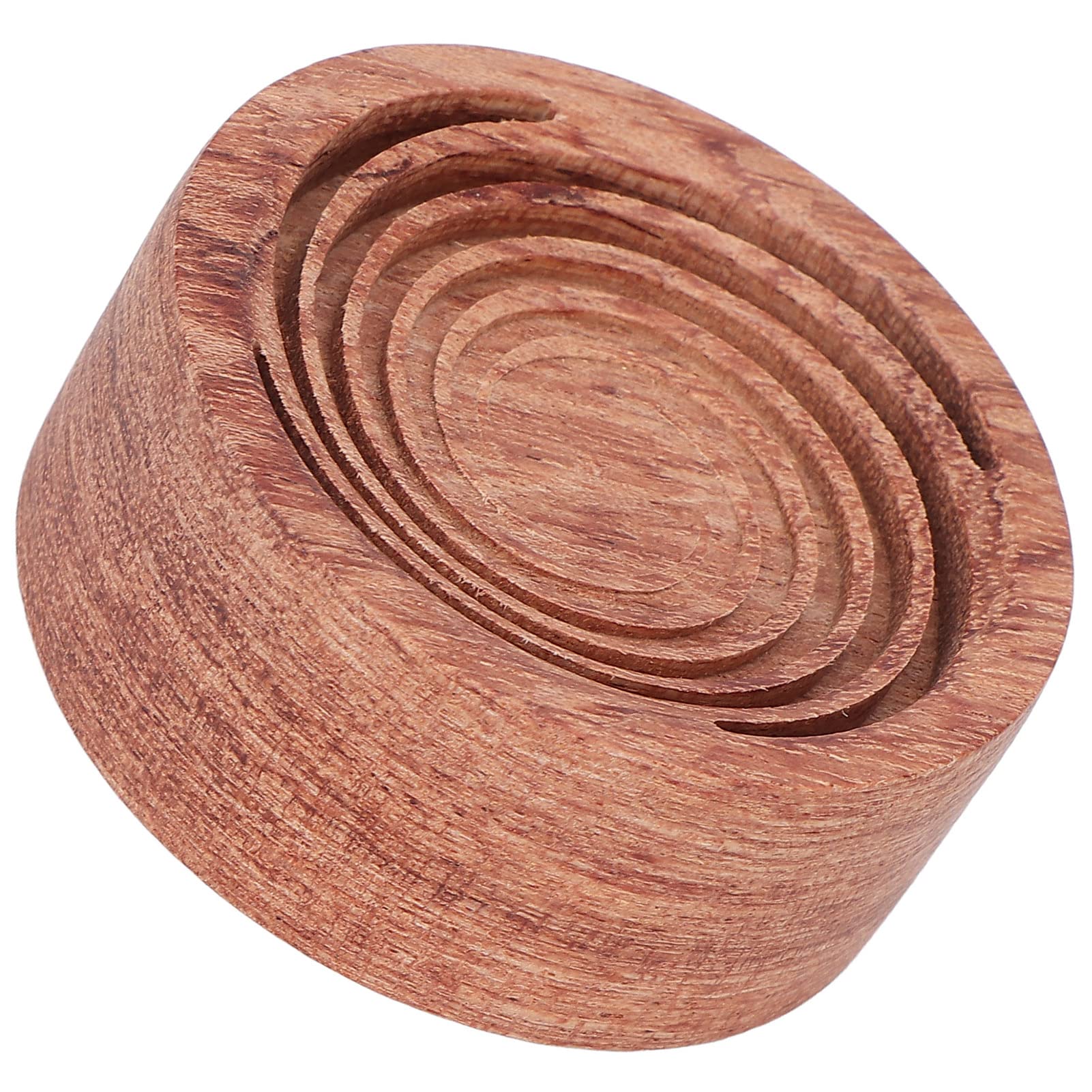 Wakects Diffusor aus Holz, Mini Tragbarer Duftdiffusor, Aufbewahrungsbox aus Rosenholz, für Auto Schlafzimmer Wohnzimmer Büro Badezimmer (Wirbel)