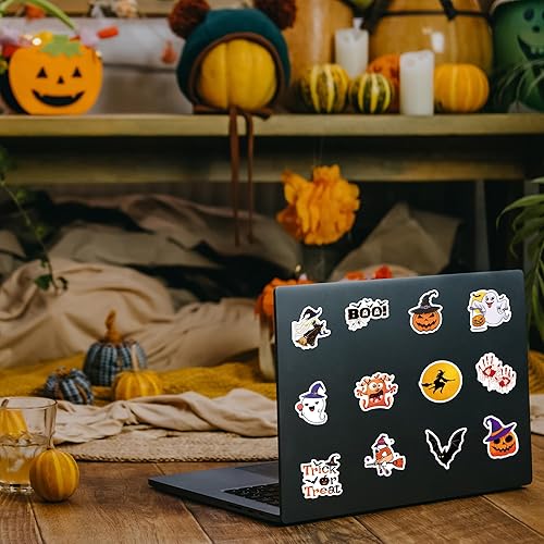 Miniatura 4 de Calcomanías de Halloween que no se repiten, recuerdos de fiesta de Halloween, vinilo impermeable, calcomanías de fiesta de vacaciones, regalos de