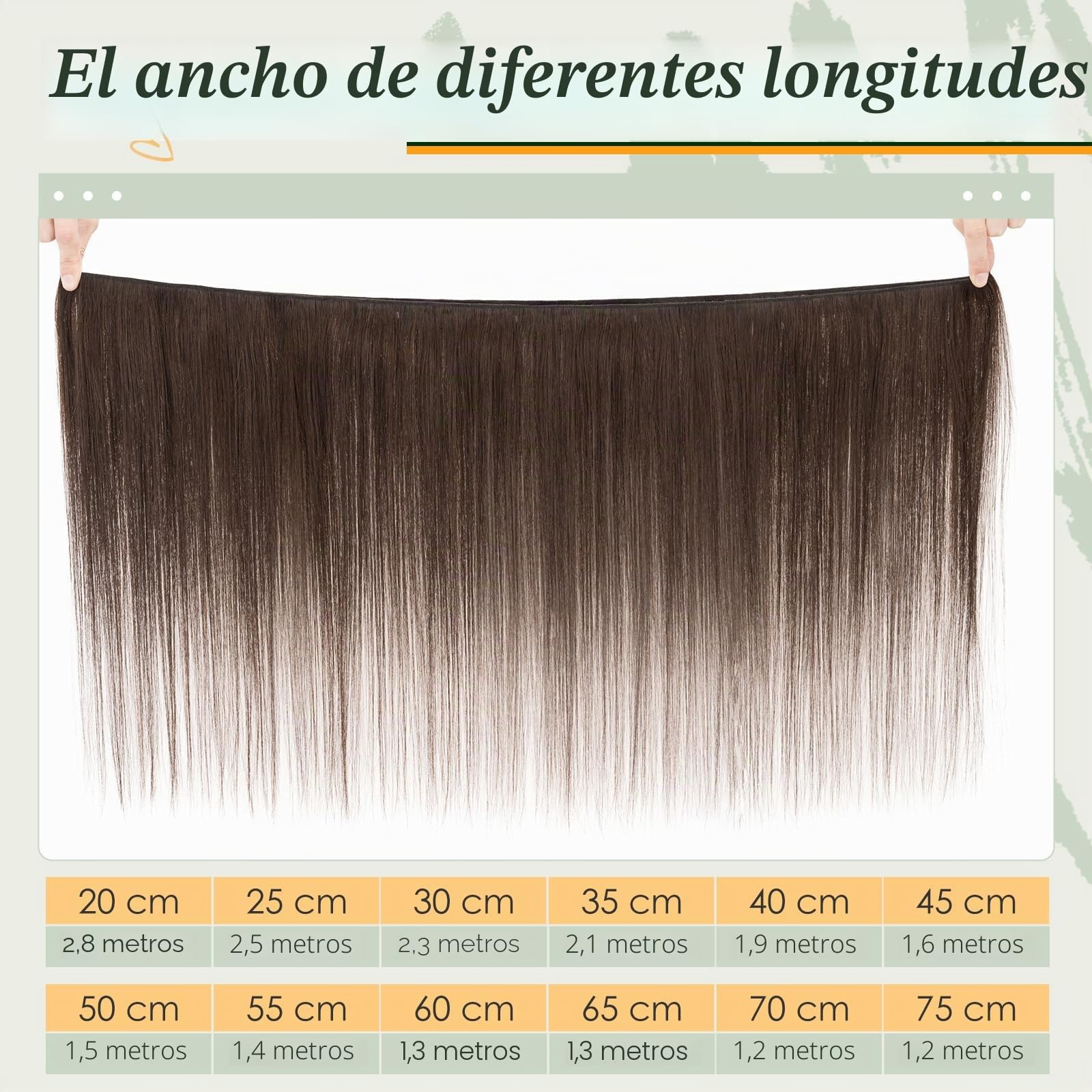 Elailite Extensiones Cortina Pelo Natural 100g 60cm Cabello Humano Brasileña Liso 1 Pieza sin Clip #1B Negro Natural