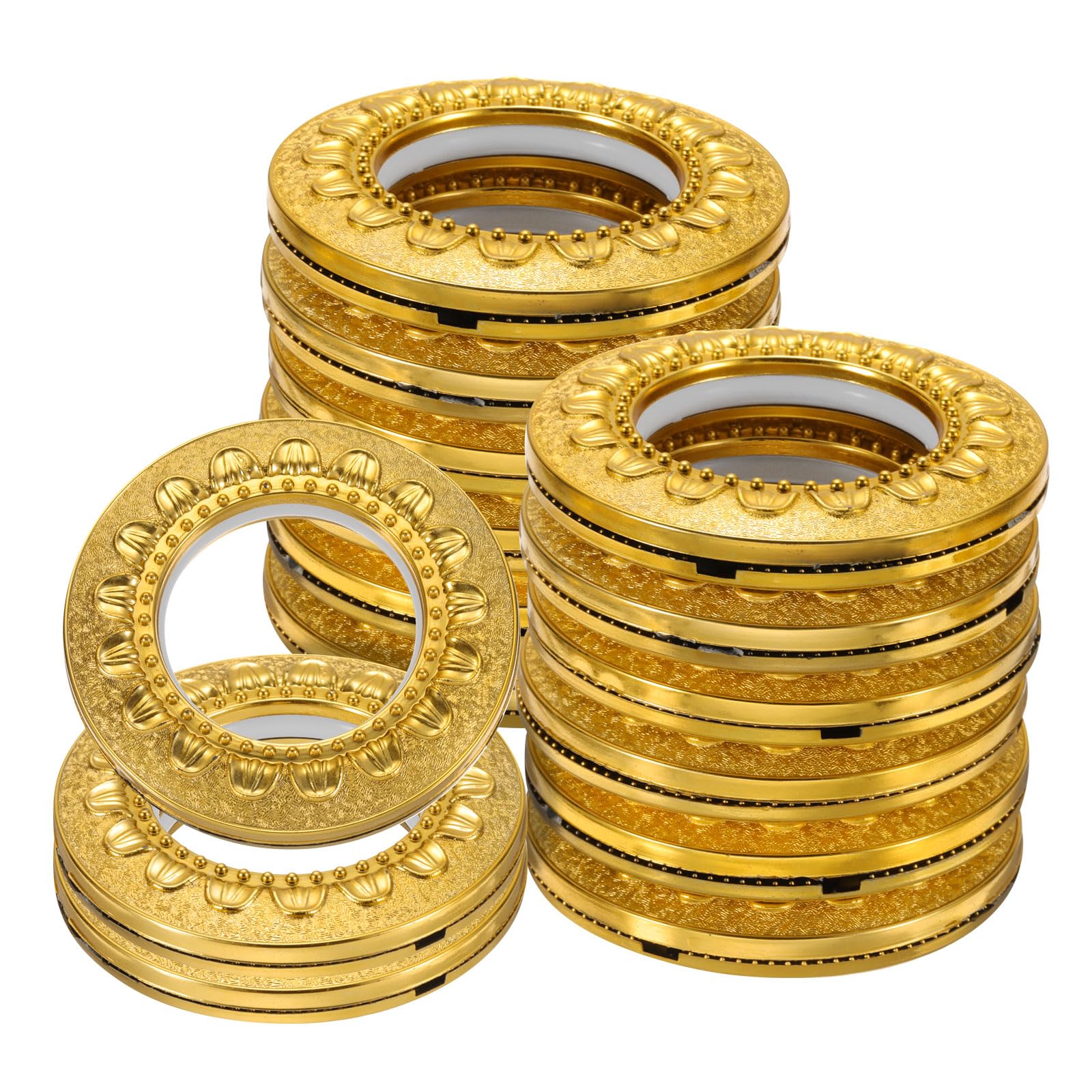 Ojales de cortina de bajo ruido uxcell 16 anillos deslizantes de 42 mm para un movimiento silencioso