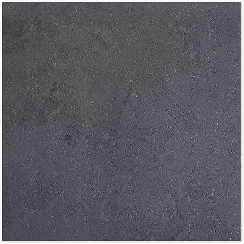Miniatura 8 de Euventyles Azulejos de suelo autoadhesivos de 12 x 12 pulgadas, azulejos de piso antideslizantes para baño, suelo de mármol gris, 10 unidades