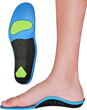 Childrens Memory Foam Starry Shield Arch Support Insole for Comfort, Cushion & Arch Support by KidSole 24 CM Kids Size 2-6