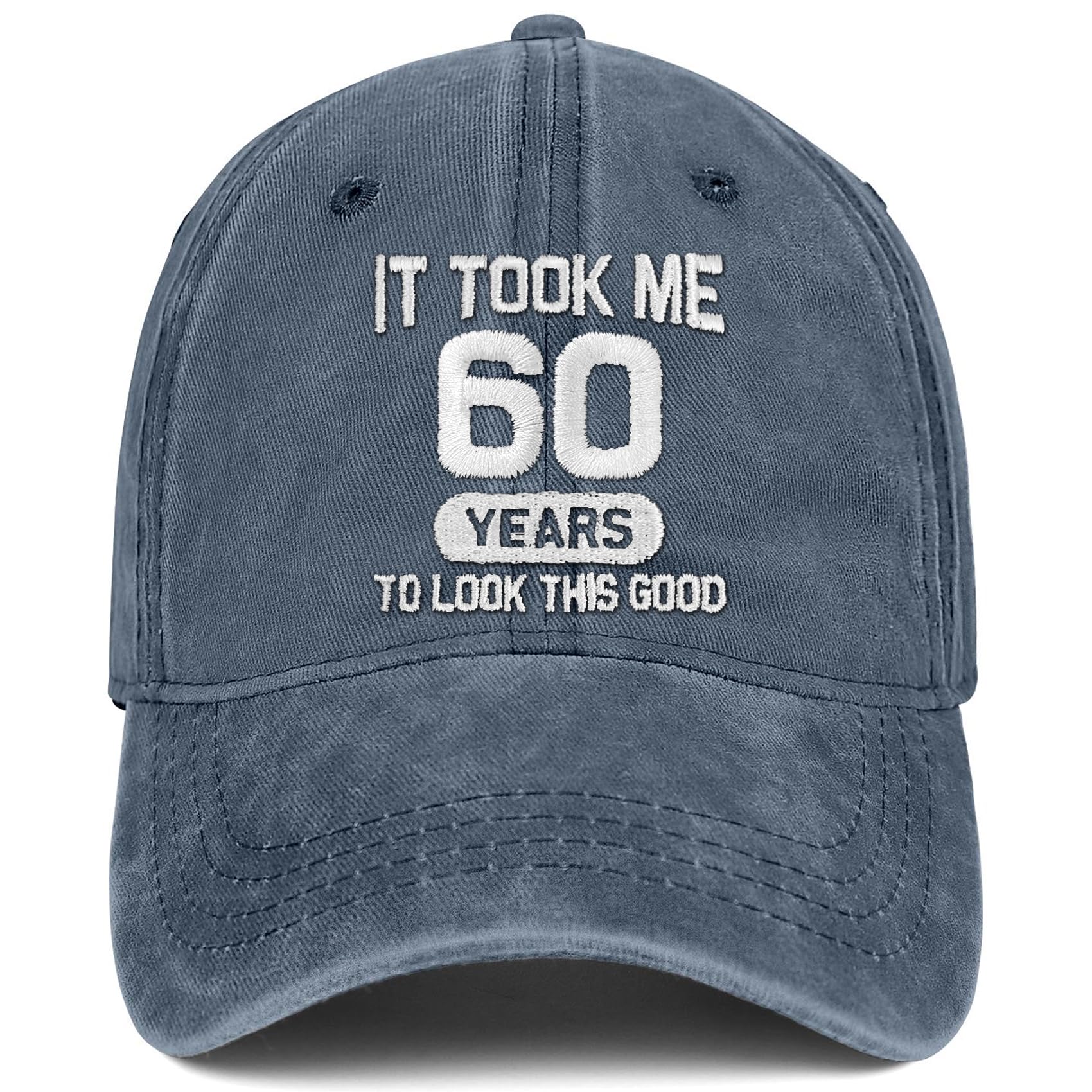 60th Birthday Gifts for Men Women 60 Year Old Gifts Decorations Took Me 60 Years to Look This Good Washed Cotton Hat