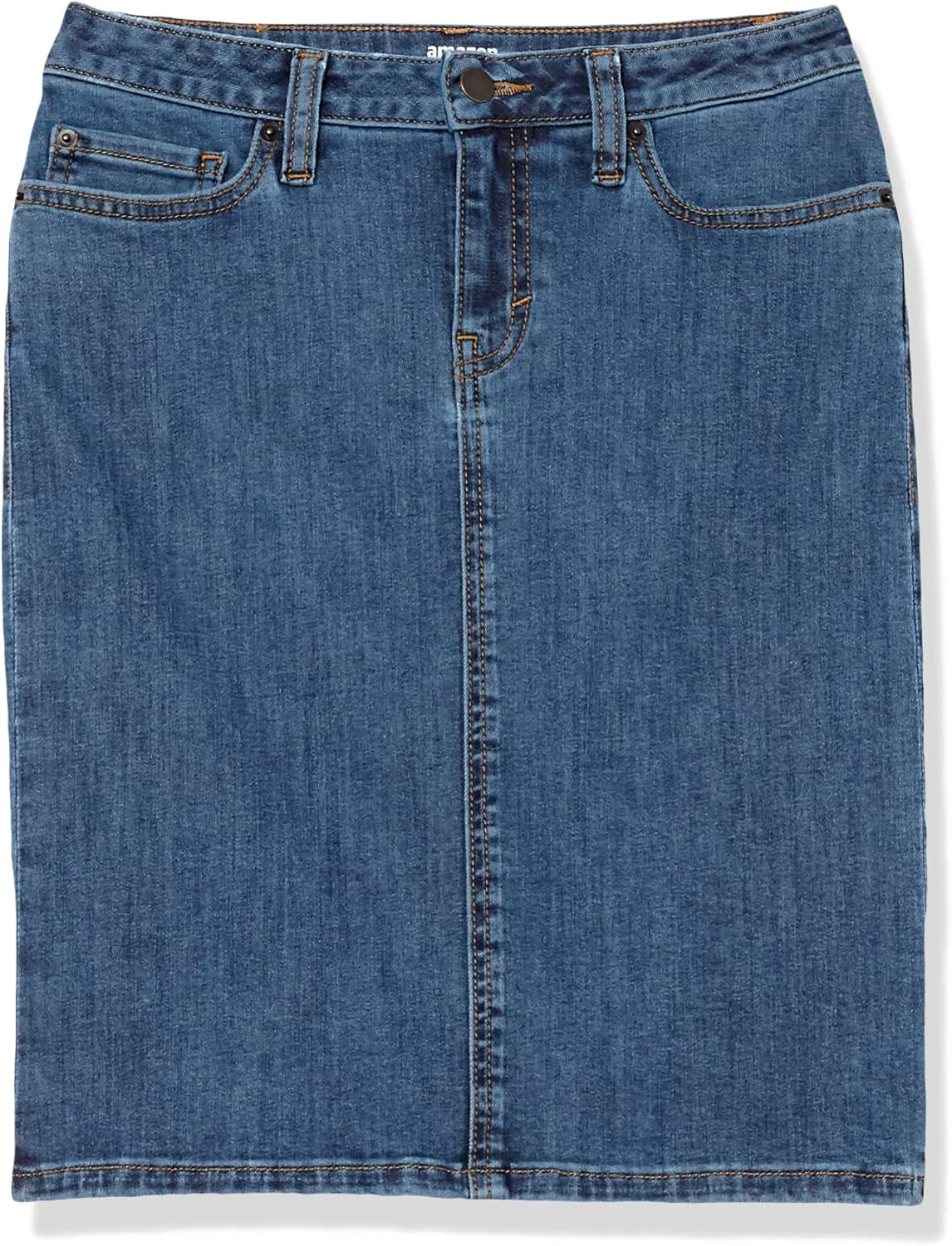 Amazon Essentials Women's Classic 5-Pocket Denim Skirt (Available in Plus Size) - Image 6