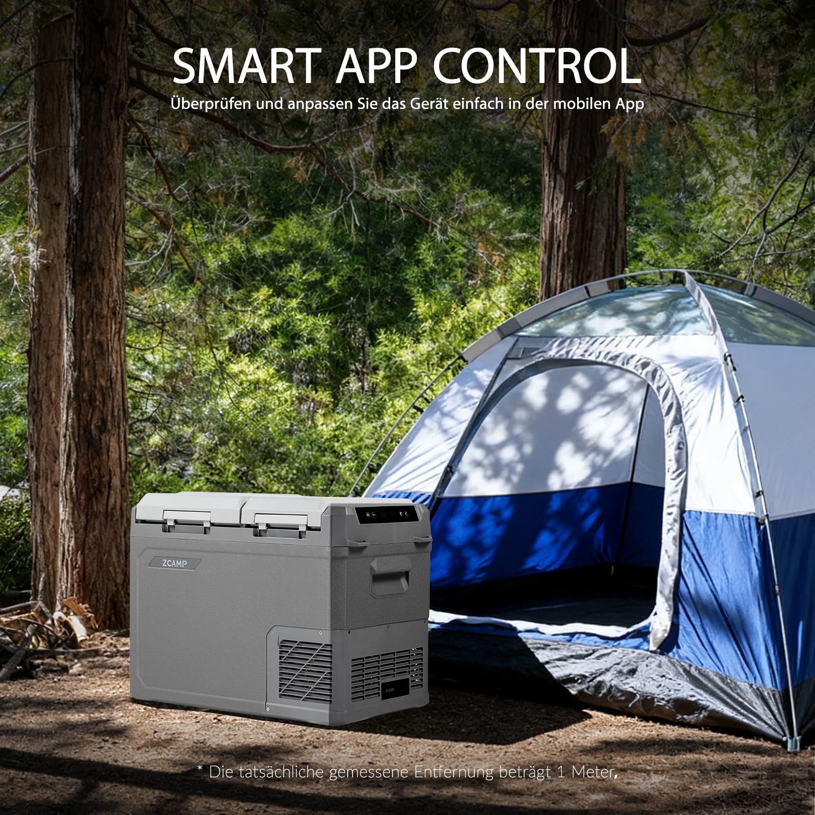 GES45 32L Kompressor Kühlbox Auto Elektrisch Dual Zone Tragbare Camping Gefrierbox 12/24V -20℃-20℃