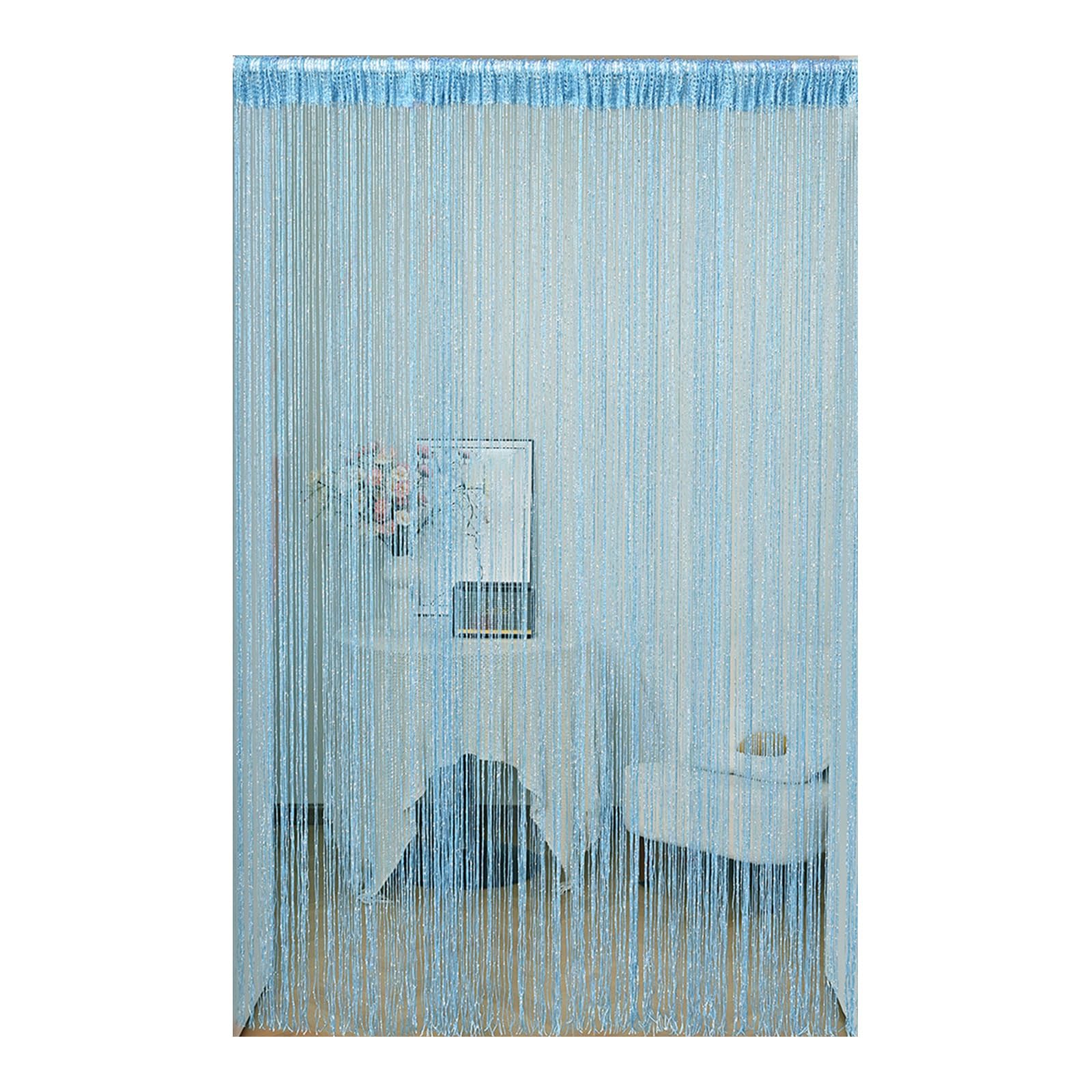 Jazuaiao Ventilated Line Window Curtain Additional Polyster Fiber Culicid Barrier Quick Arrange for Bedroom Sitting Room Flat Window Screen