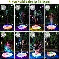 AMZtime USB LED szökőkút távirányítóval, RGB világítás, kerti és beltéri használatra 6