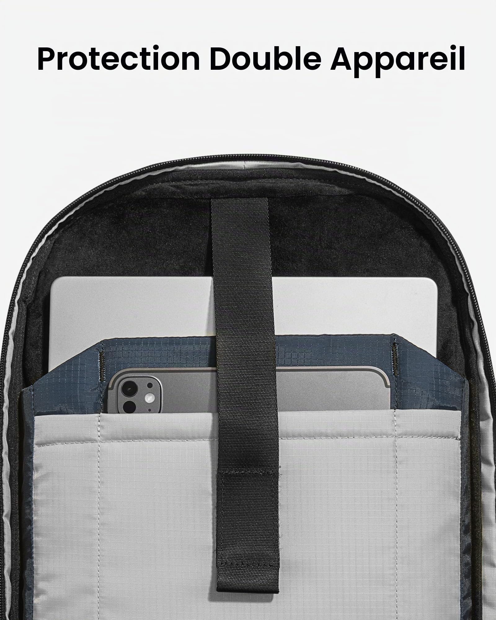 tomtoc Sac a Dos Ordinateur 32L, Sac à Dos pour PC Portable Business Travail Homme Femme pour 15,6-16 Pouces Notebook, TSA-Friendly Sac à Dos Voyage Imperméable, Idéal pour les Voyages d’Affaires