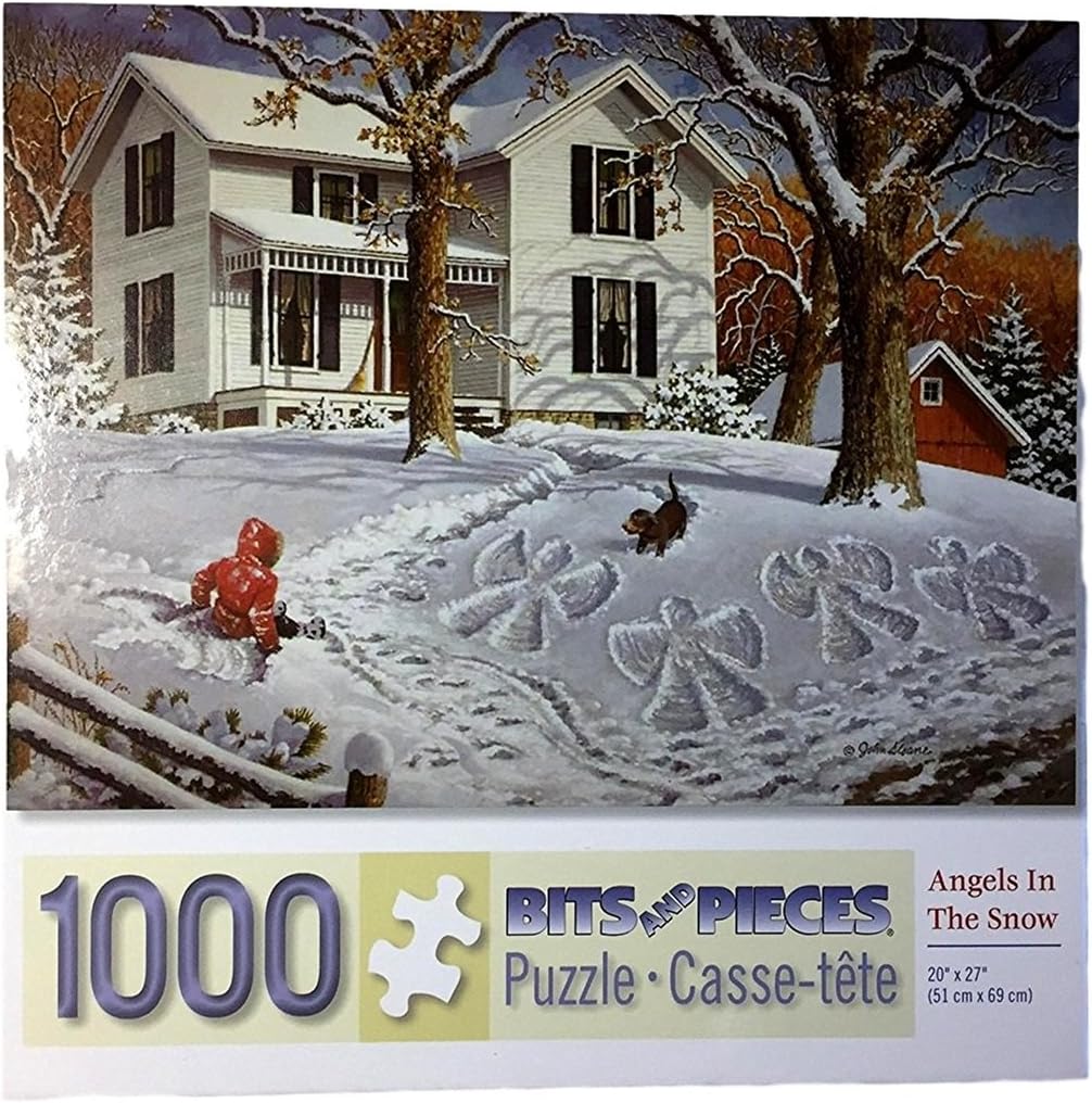 Studio 1000 Piece Puzzle: Angels in the Snow by John Sloane